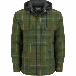 Drake The Campfire Flannel Hoodie Kalamata Olive