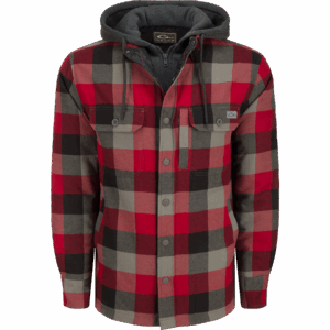 Drake The Campfire Flannel Hoodie Windsor Wine
