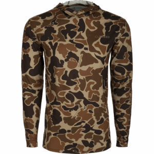 Drake Performance Hoodie Camo Print LS Old School