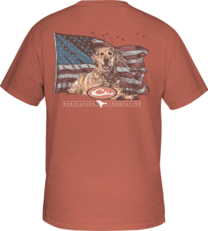 Drake Americana Yellow Lab T SS Terra Cotta - Image 2