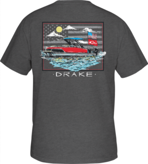 Drake Americana Pontoon T SS Graphite Heather - Image 2