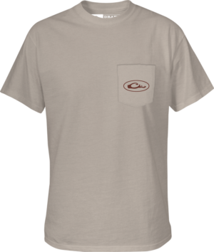 Drake Americana Kayak T SS Cobblestone Light Heather - Image 3