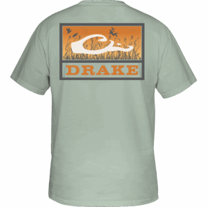 Drake Marsh Flight Cotton T SS Milky Green - Image 2