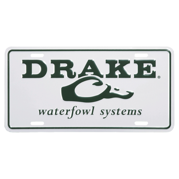Drake Drake License Plate White OSFM