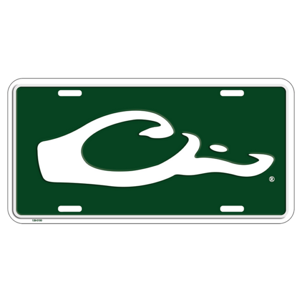 Drake Drake Head License Plate Green OSFM