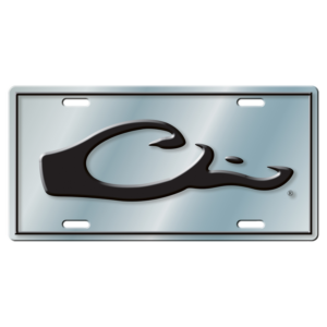 Drake Drake Head License Plate Silver OSFM