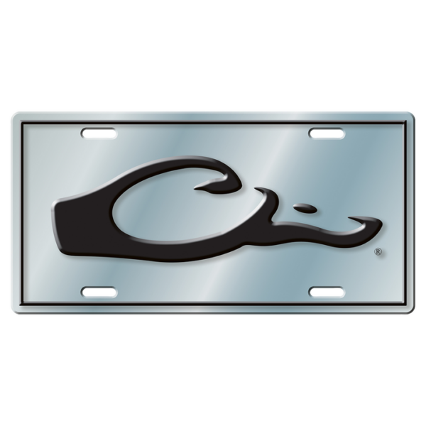 Drake Drake Head License Plate Silver OSFM